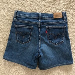 Levi’s High Rise Jean Shorts
